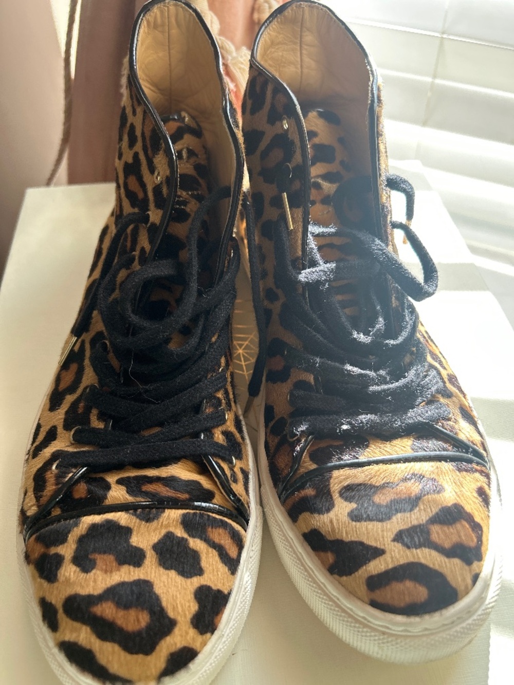 Charlotte Olympia sneakers leopard print 39.5